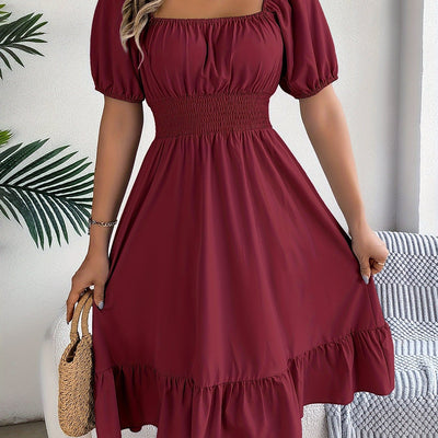 Elara - Flowy Ruffle Dress