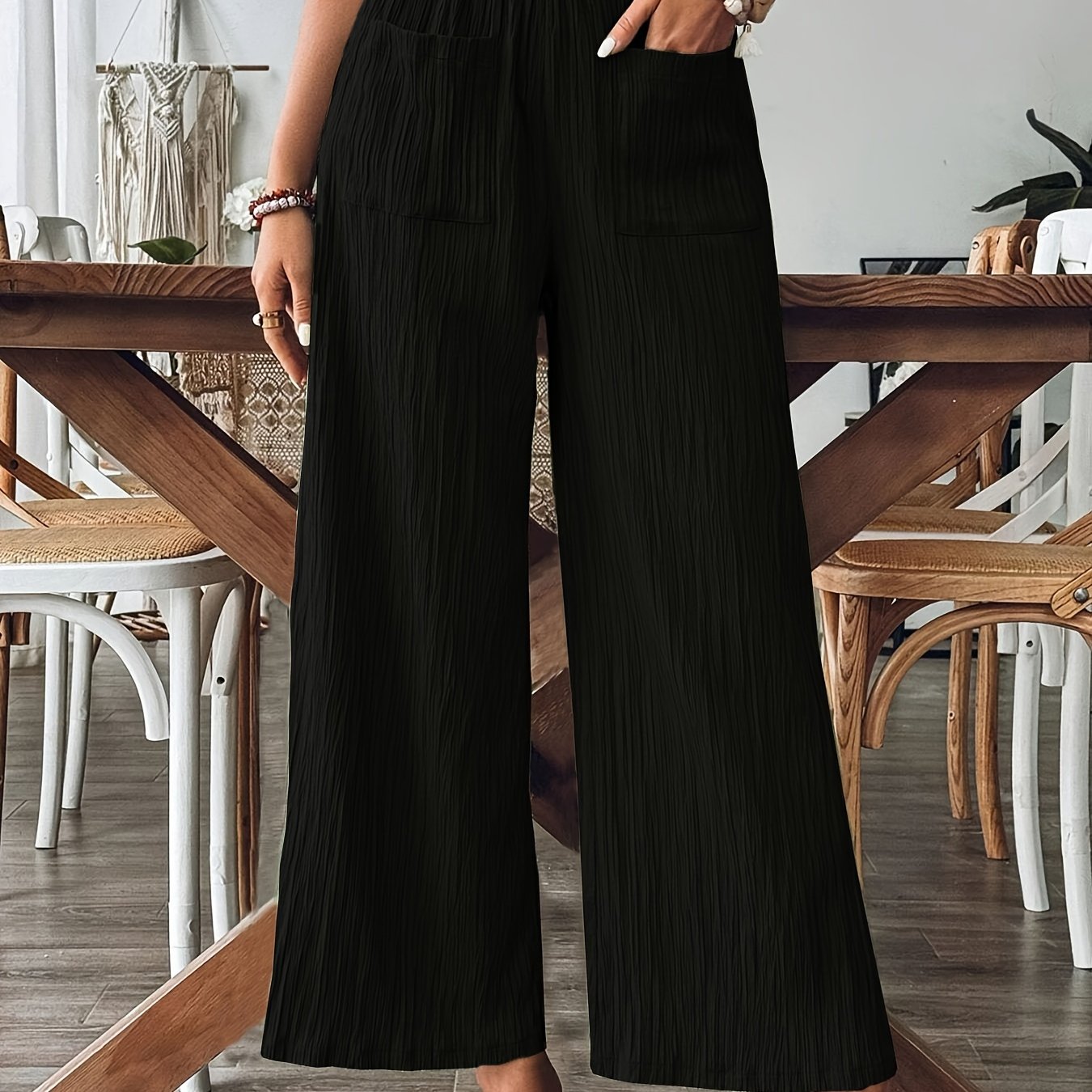 Elyse - Woven Tapered Trousers