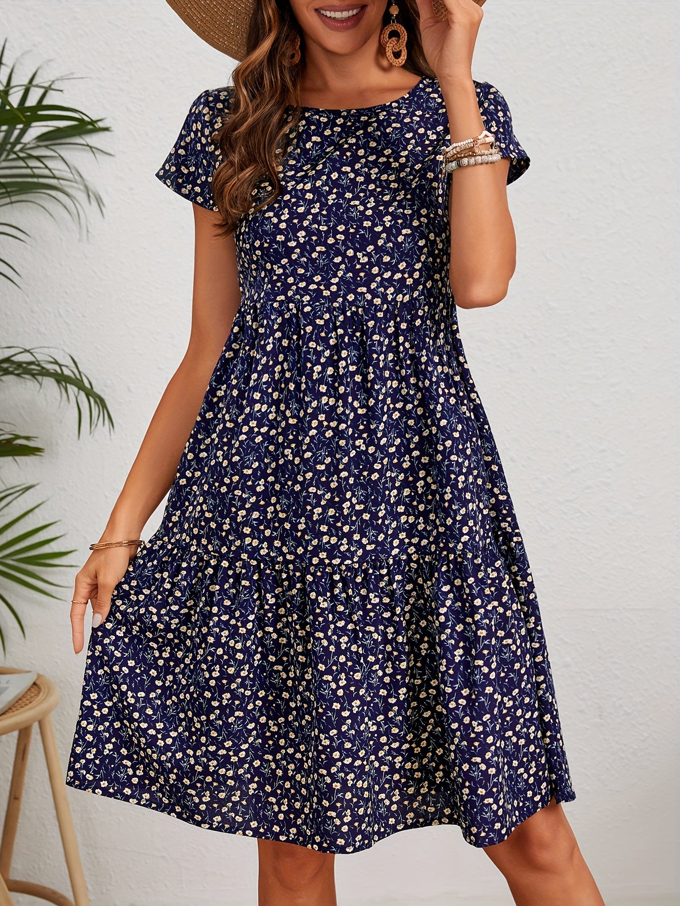 Celeste – Flowing Floral Dress