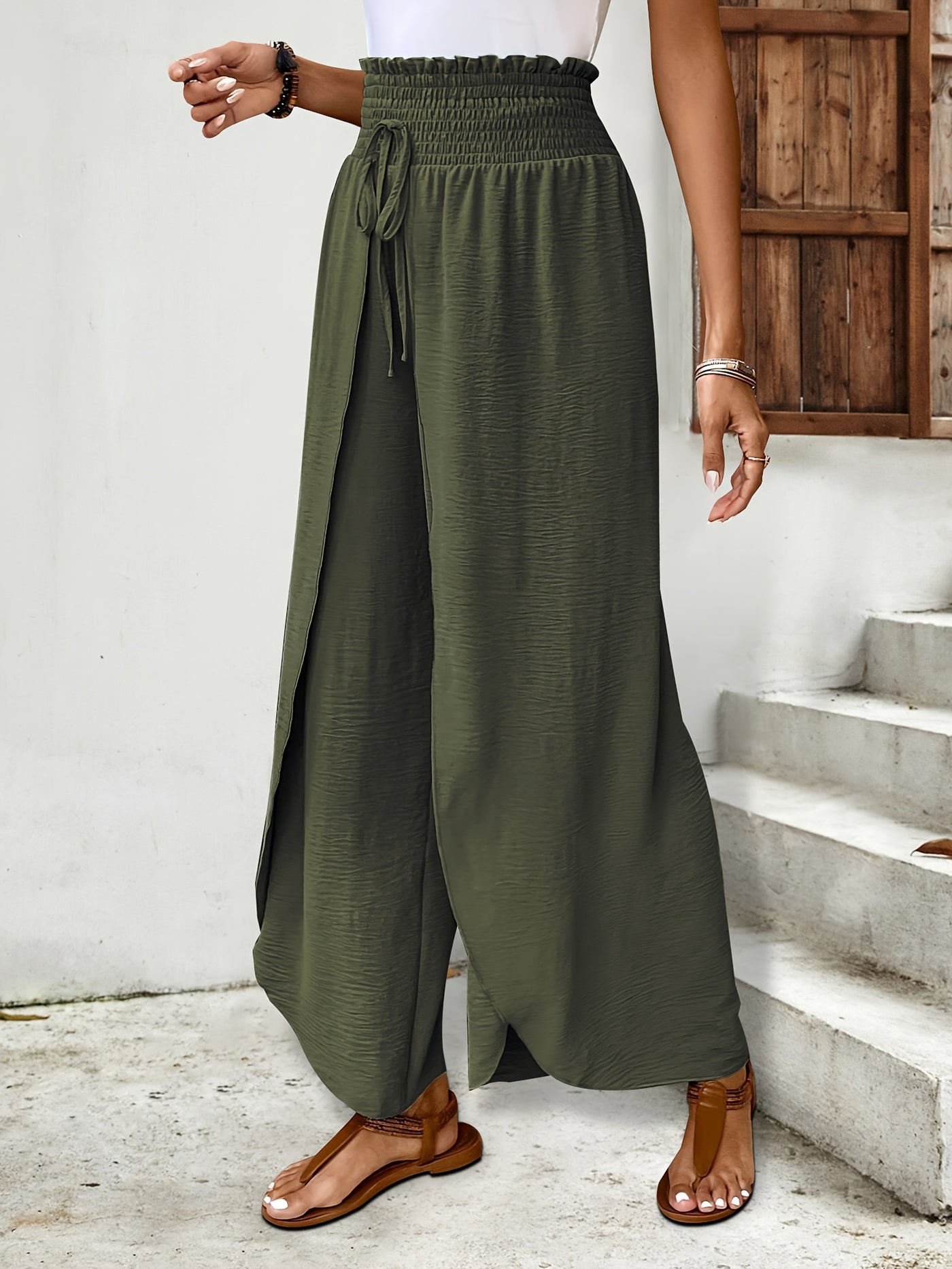 Verona - Flow Split-Leg Trousers