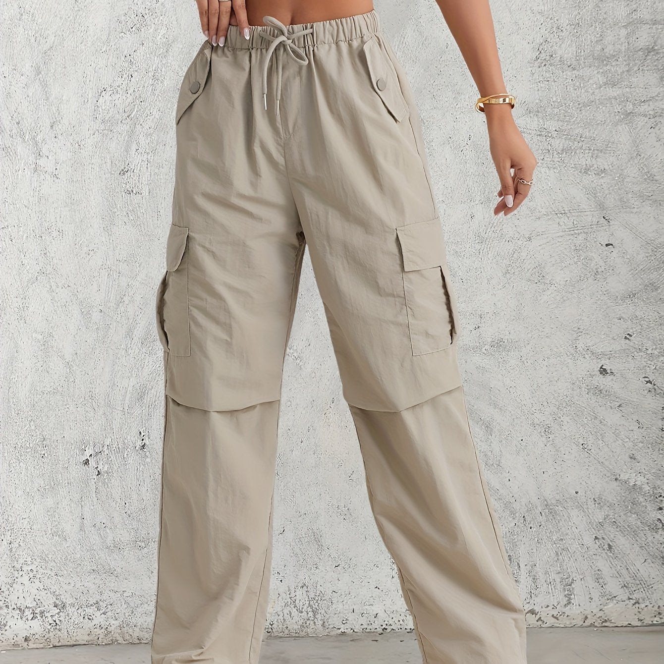 Harlow - High Waist Cargo Pants