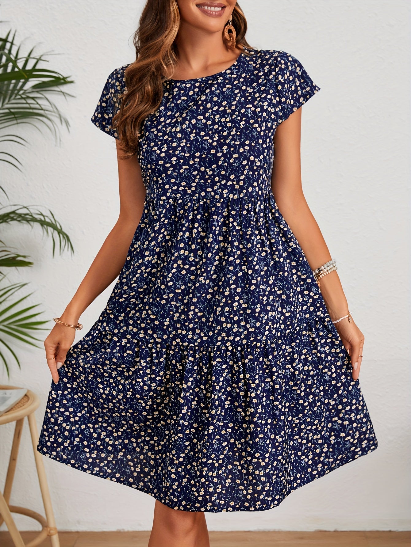 Celeste – Flowing Floral Dress