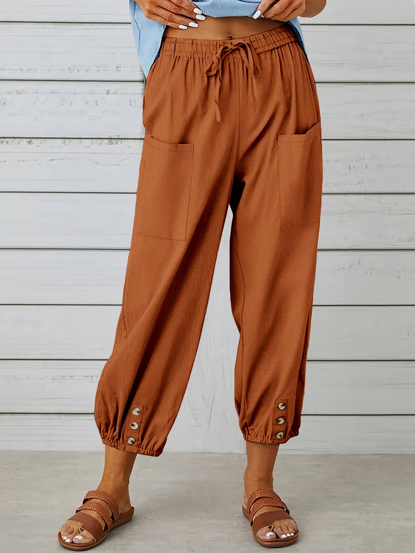 Amara - Summer Capri Trousers