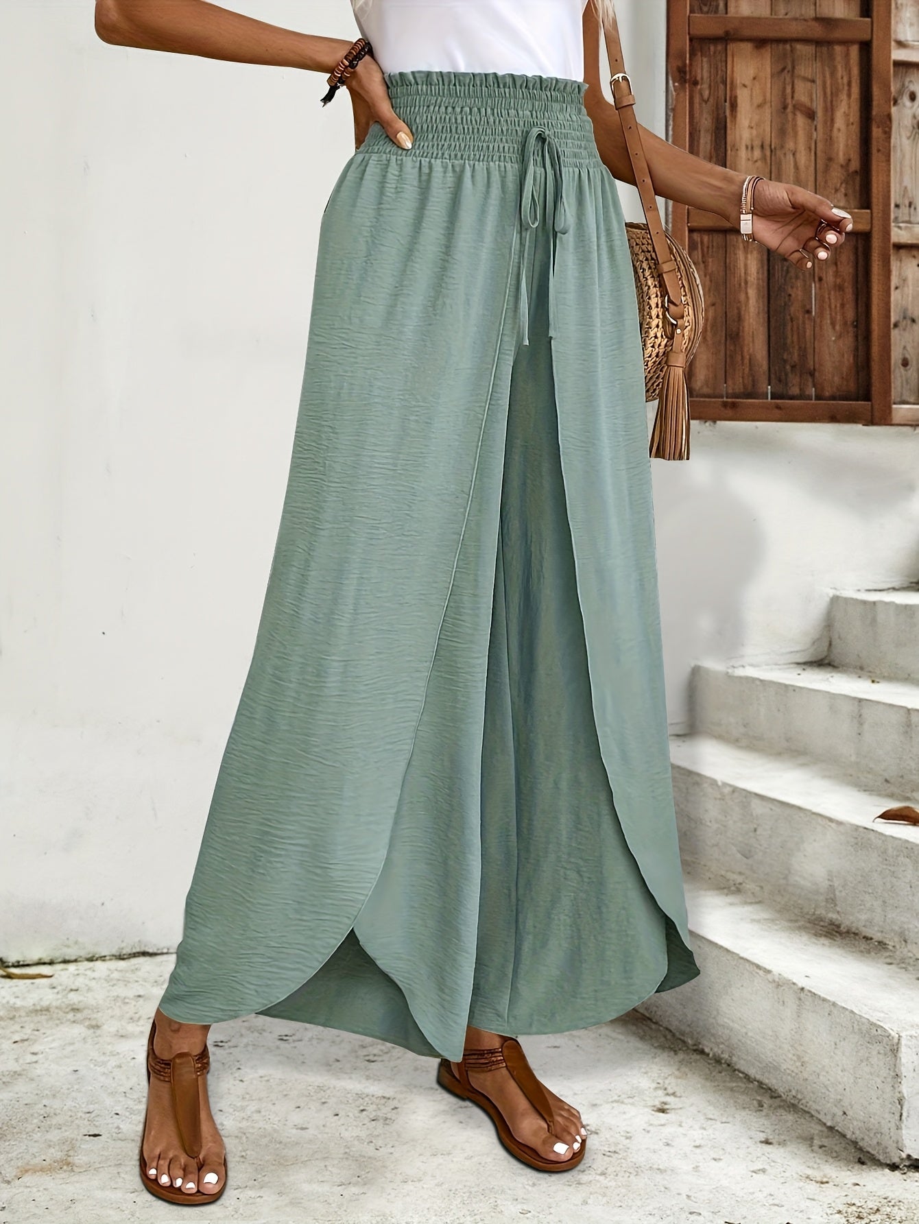 Verona - Flow Split-Leg Trousers