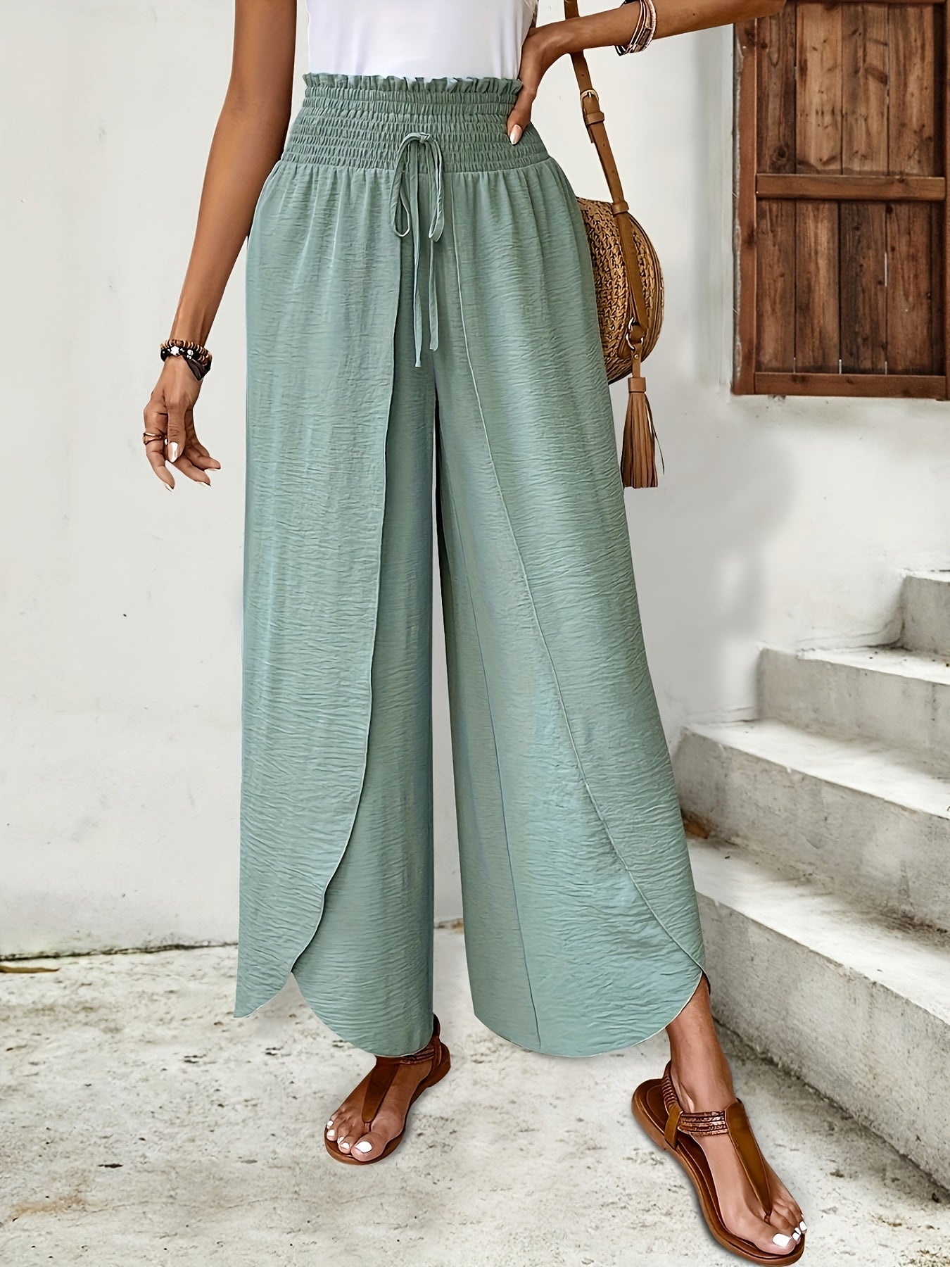 Verona - Flow Split-Leg Trousers