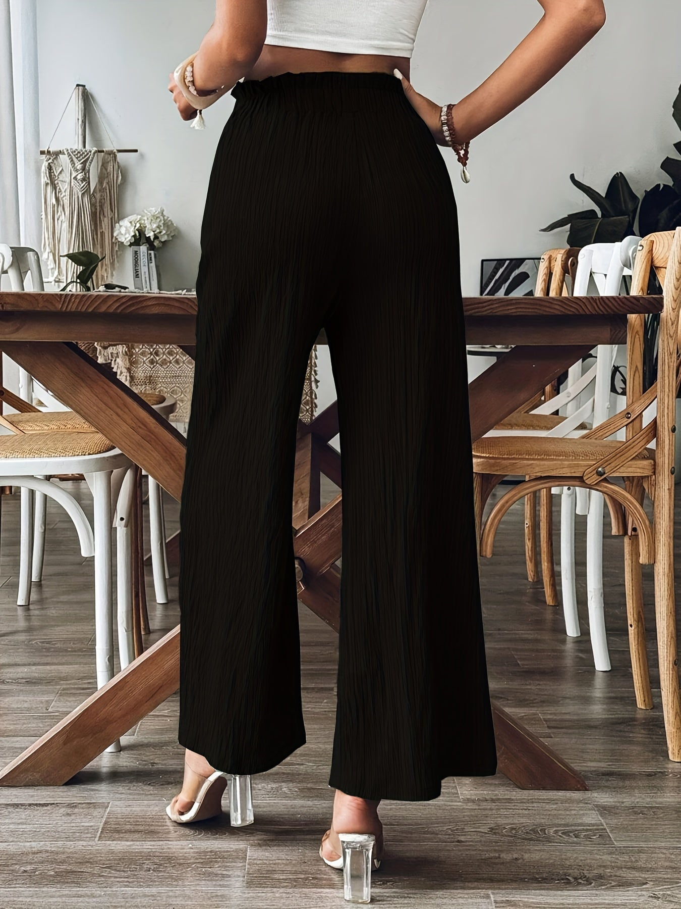 Elyse - Woven Tapered Trousers