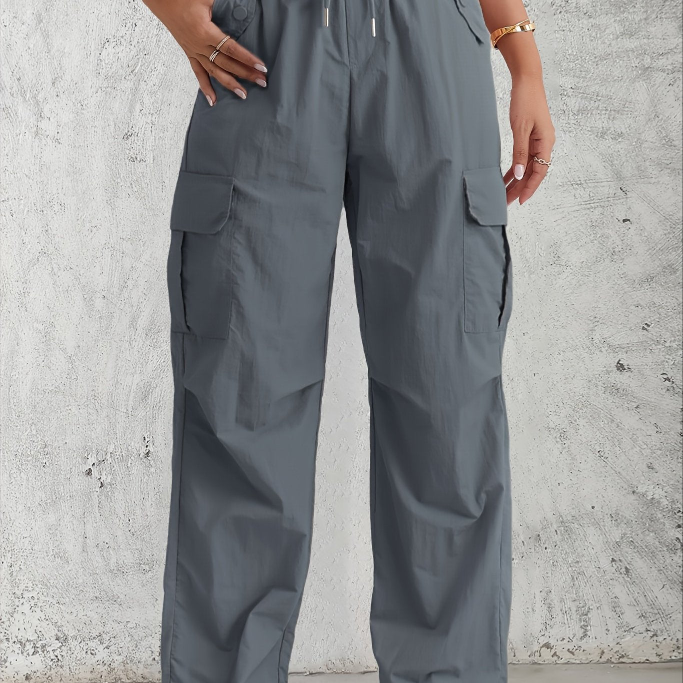 Harlow - High Waist Cargo Pants