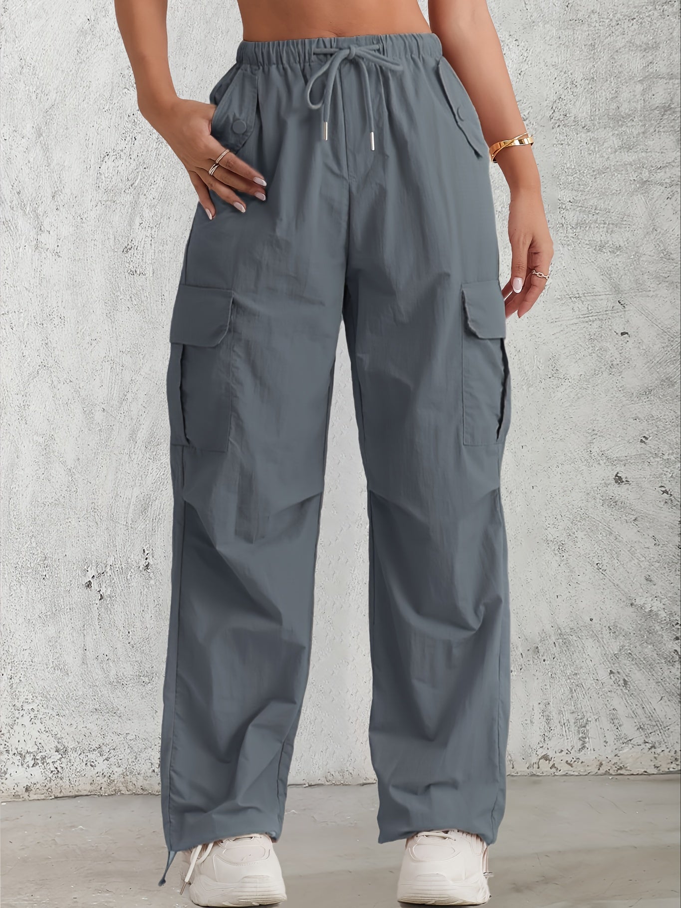 Harlow - High Waist Cargo Pants