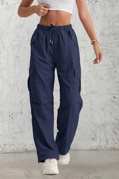 Harlow - High Waist Cargo Pants