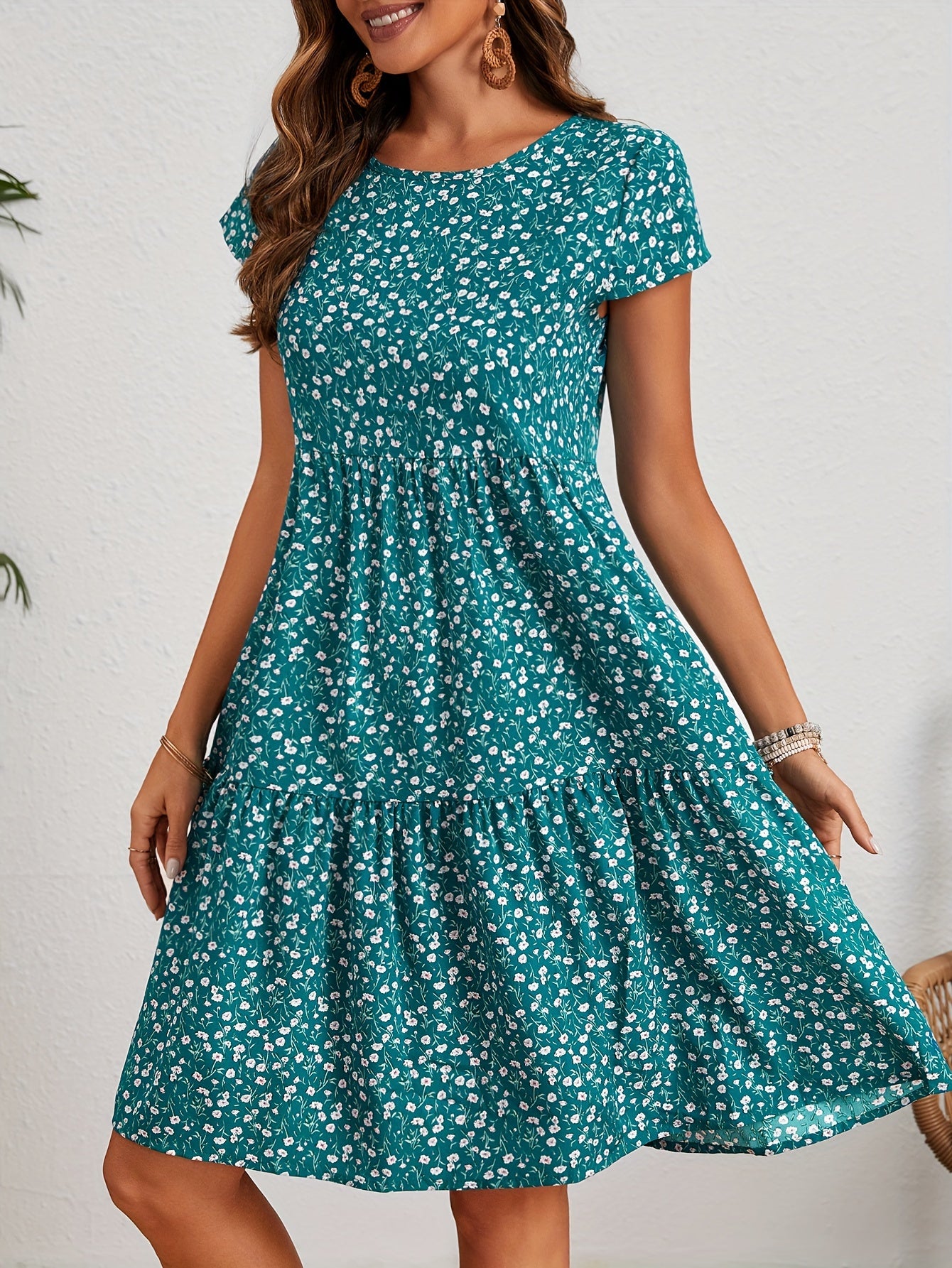 Celeste – Flowing Floral Dress