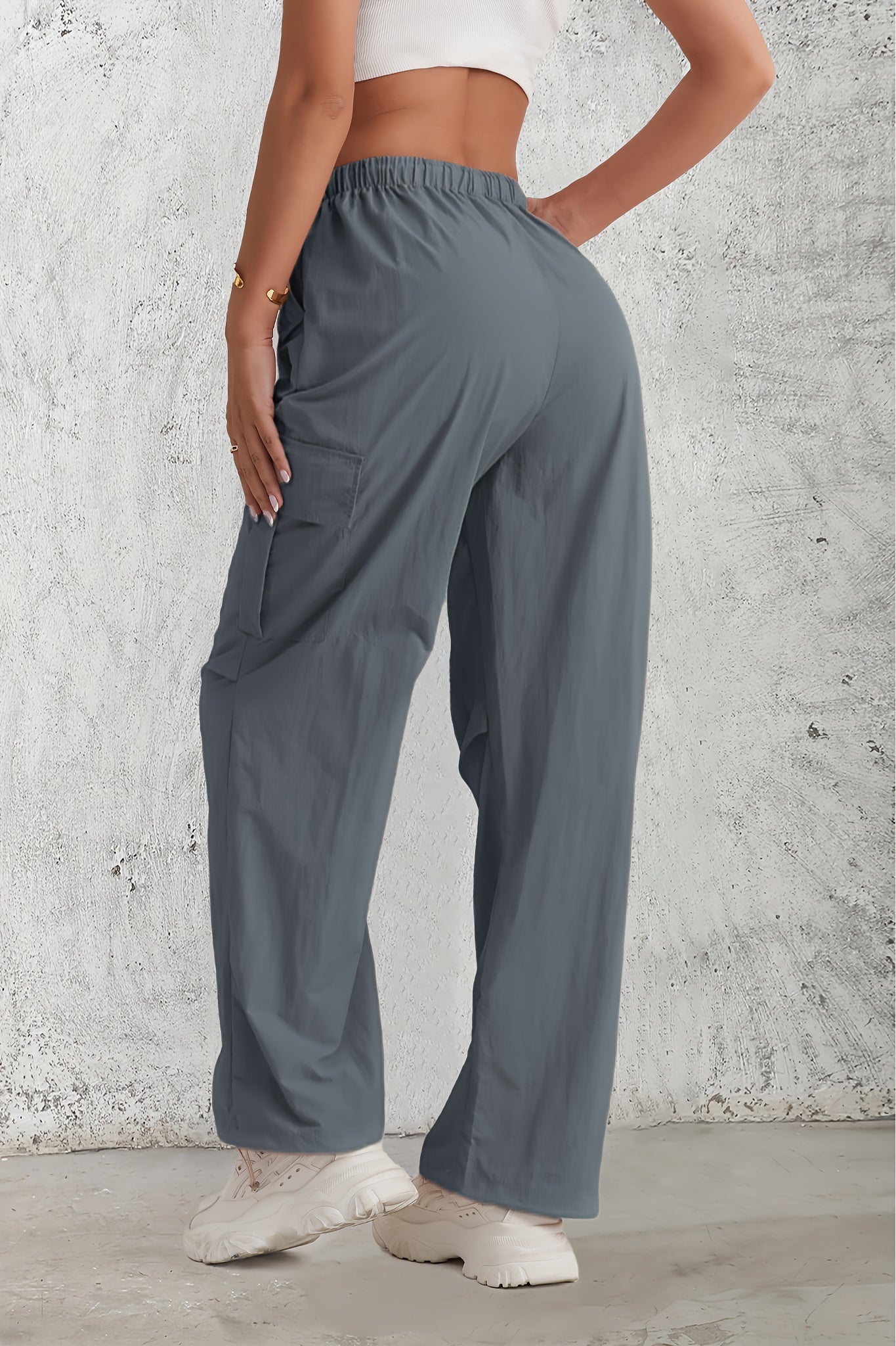 Harlow - High Waist Cargo Pants