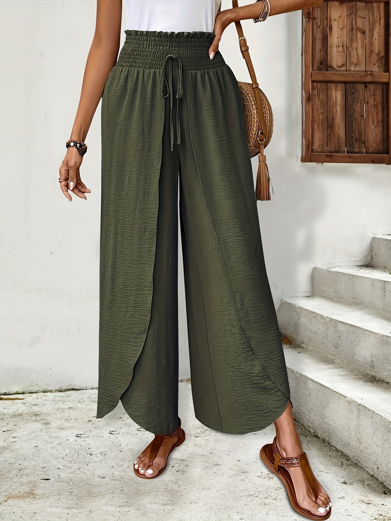 Verona - Flow Split-Leg Trousers