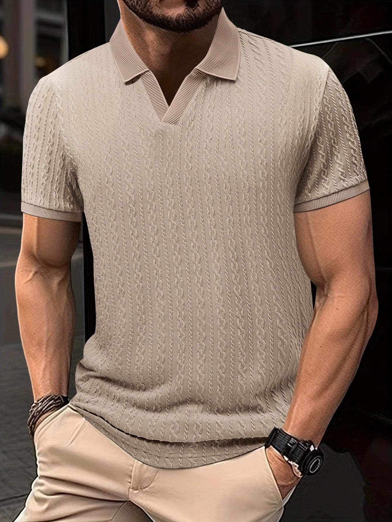 Noah - Timeless V-Neck Polo