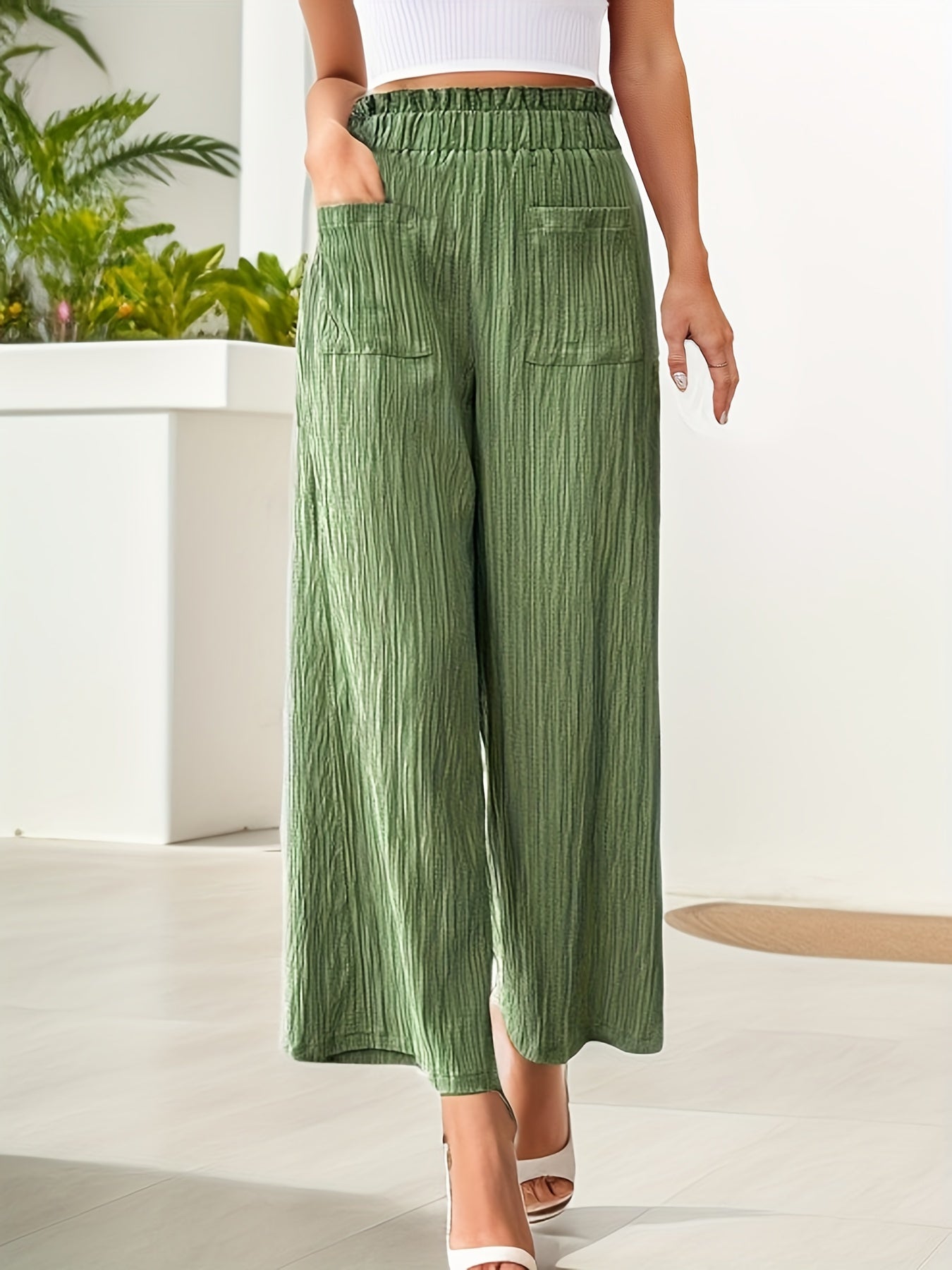 Elyse - Woven Tapered Trousers