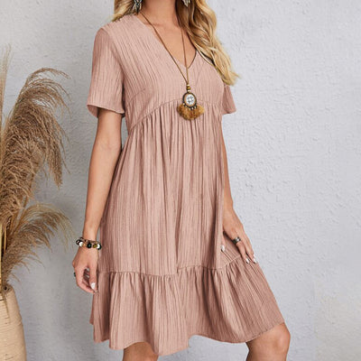 Alina - Bohemian V-Neck Dress