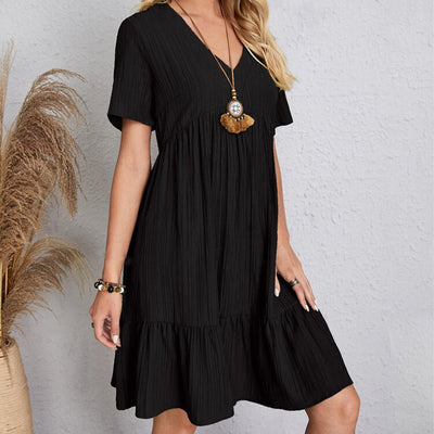 Alina - Bohemian V-Neck Dress