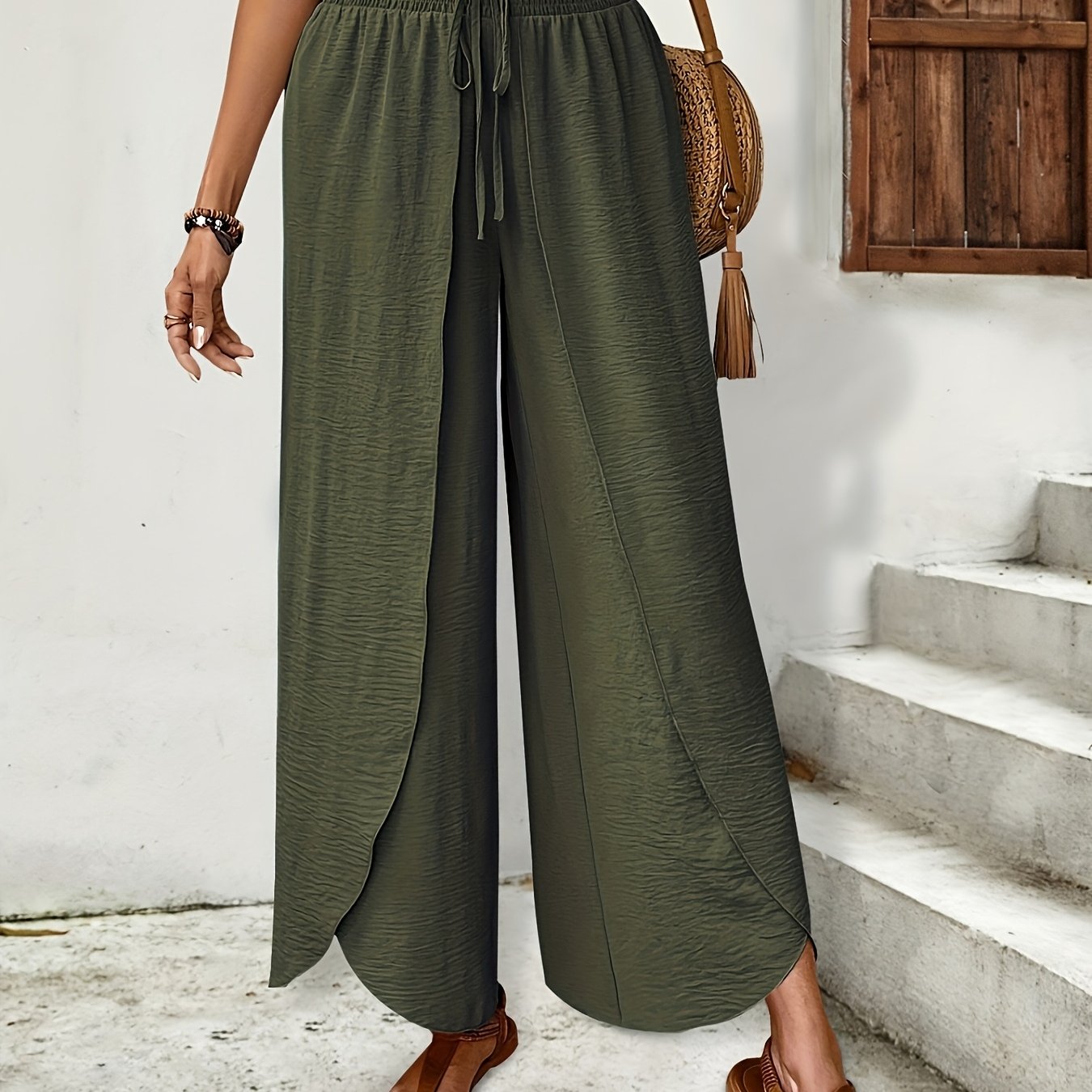 Verona - Flow Split-Leg Trousers