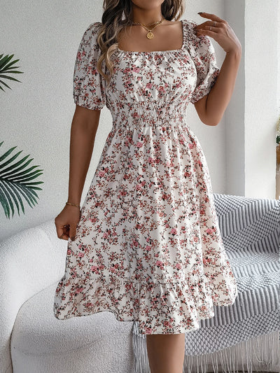 Ava - Boho Floral Dress