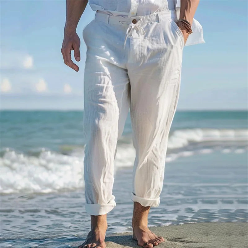 Arlo - Men's Relaxed Linen Trousers