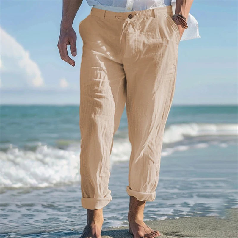 Arlo - Men's Relaxed Linen Trousers