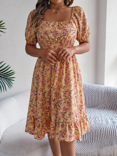 Ava - Boho Floral Dress