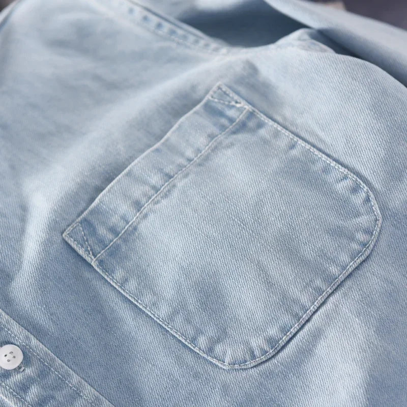 Hendrick - Lightweight Denim Button-Up