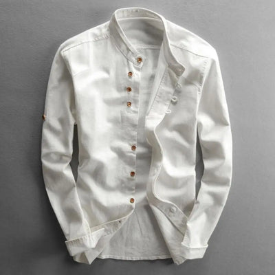 Elio - Premium Mandarin Collar Shirt