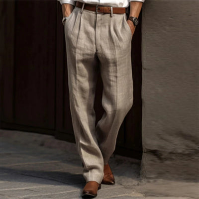 Hampton - Men's Pleated Trousers