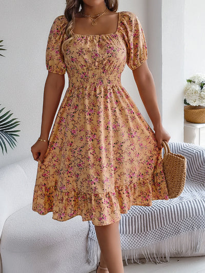 Ava - Boho Floral Dress