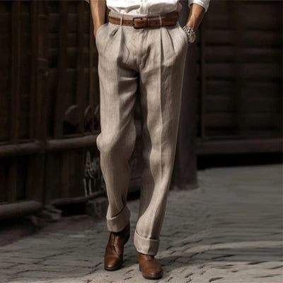 Hampton - Men's Pleated Trousers