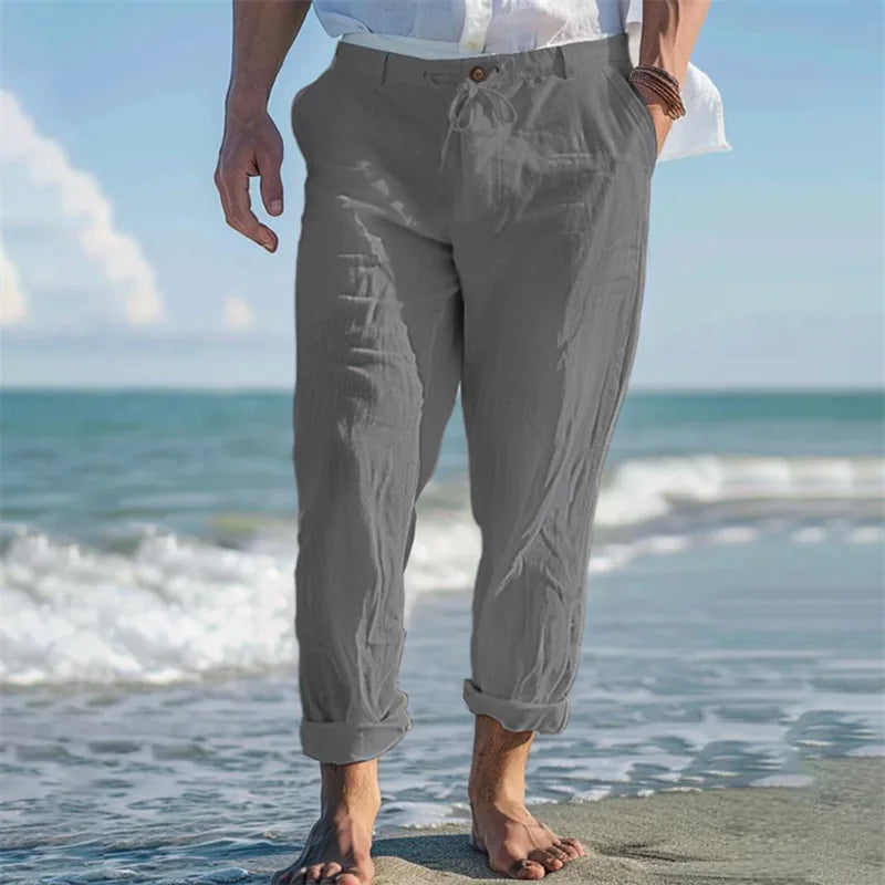 Arlo - Men's Relaxed Linen Trousers