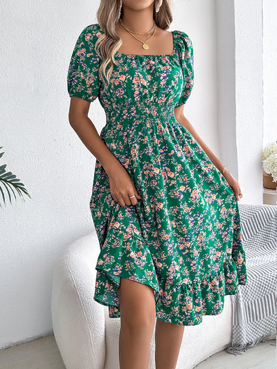 Ava - Boho Floral Dress