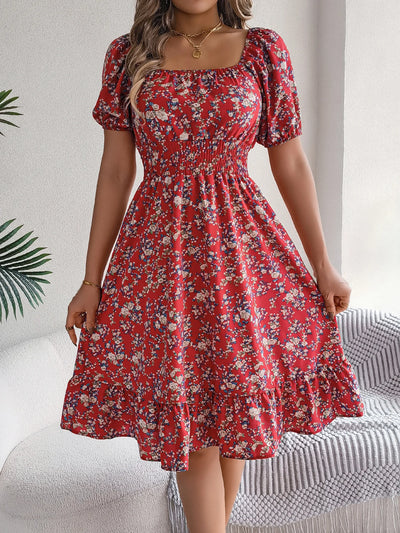 Ava - Boho Floral Dress