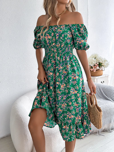 Ava - Boho Floral Dress