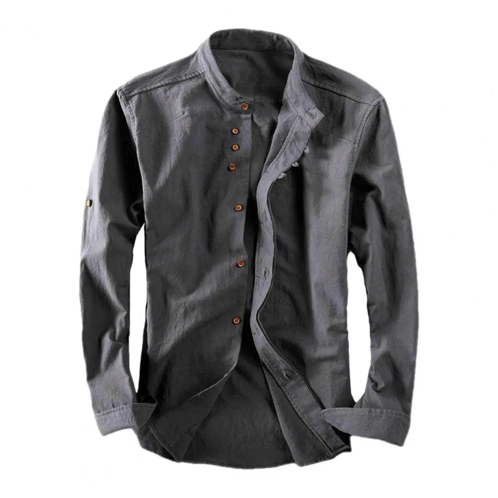 Elio - Premium Mandarin Collar Shirt