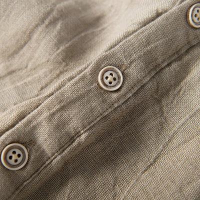 Hemingway - Vintage Linen Button-Up