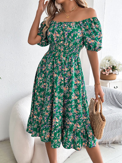 Ava - Boho Floral Dress