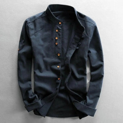 Elio - Premium Mandarin Collar Shirt