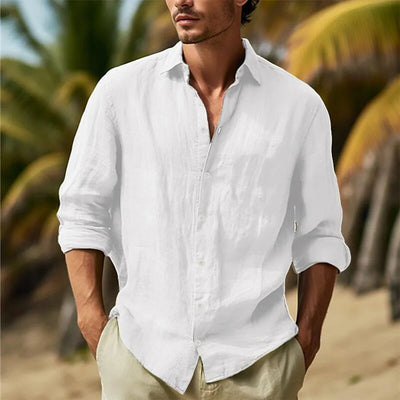 Alaric - Loose Fit Linen Button-Up