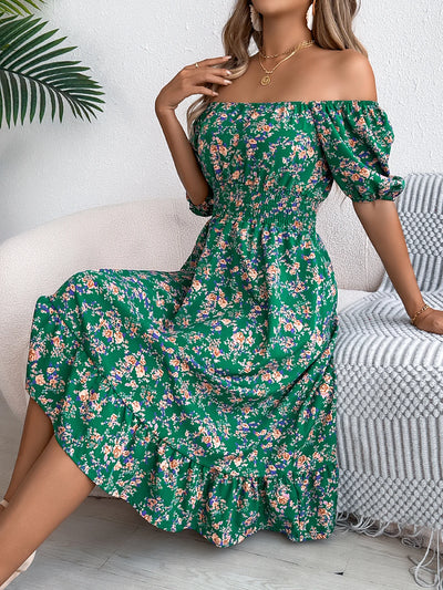 Ava - Boho Floral Dress