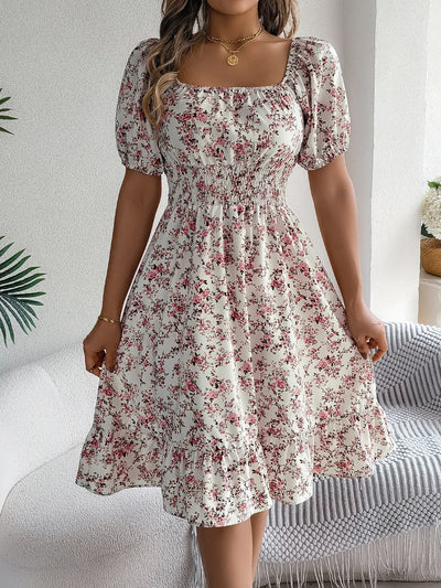 Ava - Boho Floral Dress