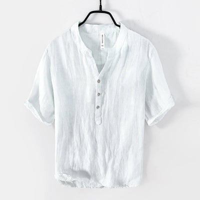 Hemingway - Vintage Linen Button-Up