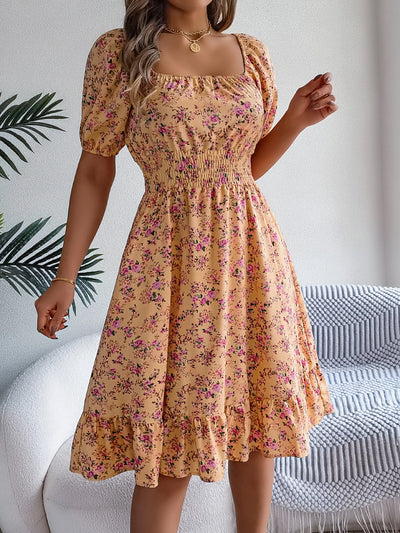 Ava - Boho Floral Dress