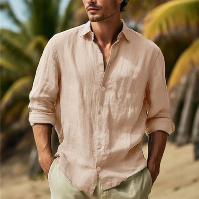 Alaric - Loose Fit Linen Button-Up