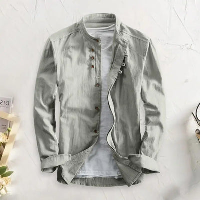 Elio - Premium Mandarin Collar Shirt