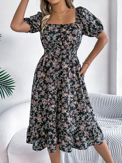 Ava - Boho Floral Dress