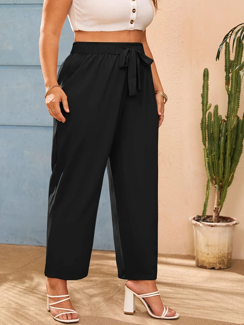 Verona | Plus Size Loose Wide-Leg Pants