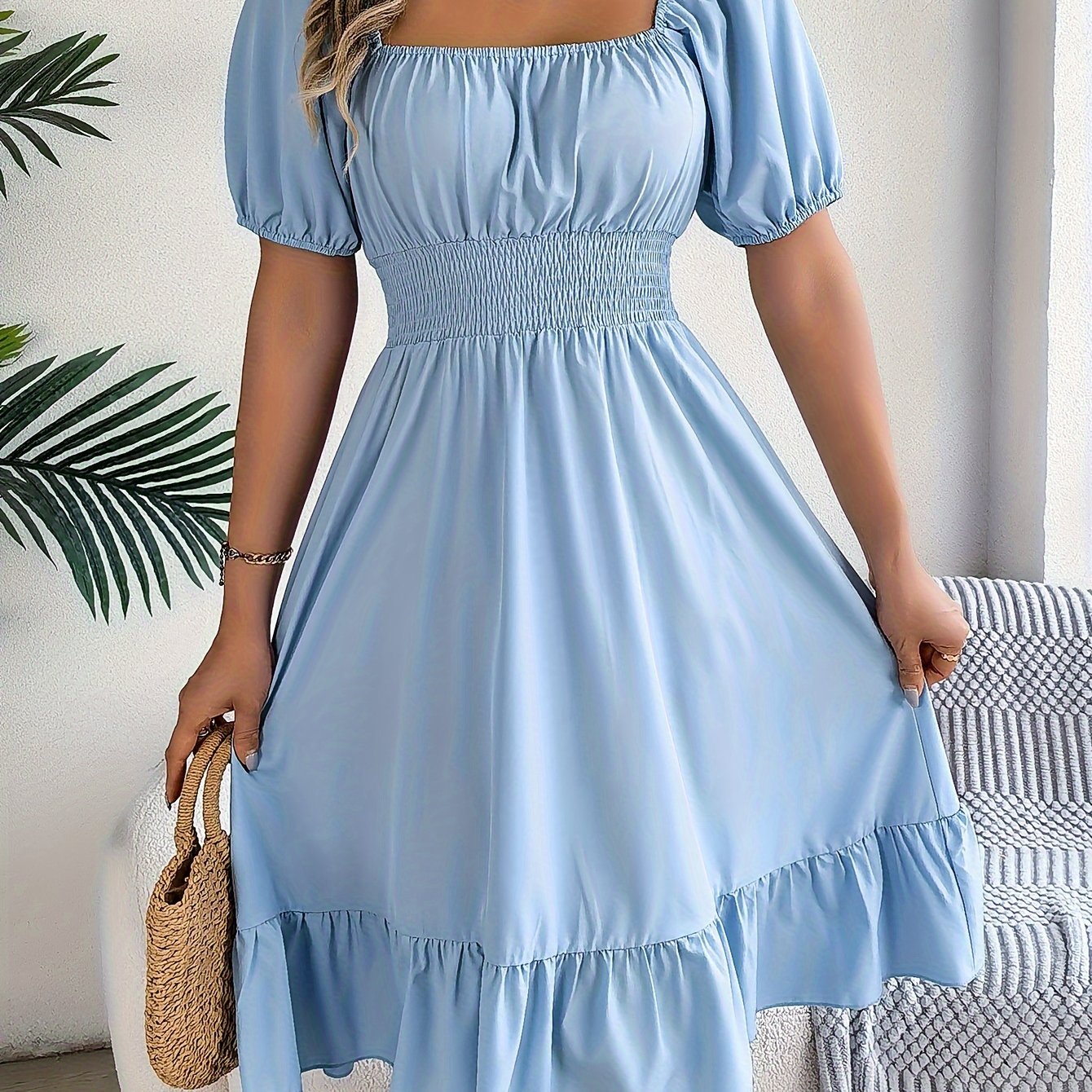 Elara - Flowy Ruffle Dress