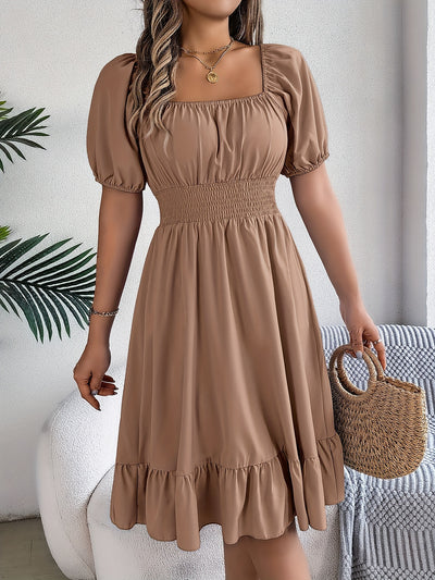 Elara - Flowy Ruffle Dress