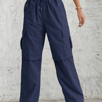 Harlow - High Waist Cargo Pants